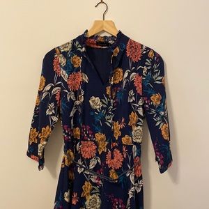 Macy’s size small Liza Luxe floral work dress